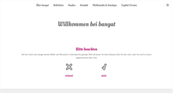 Desktop Screenshot of bangat.de